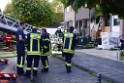 Feuer 2 Vollbrand Reihenhaus Roggendorf Berrischstr P209